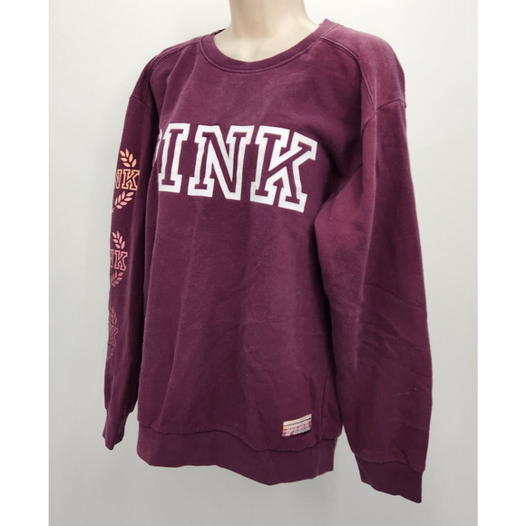 Victoria's Secret Tops - PINK VS Sweatshirt Women's Size Medium Purple Oversized Pullover
